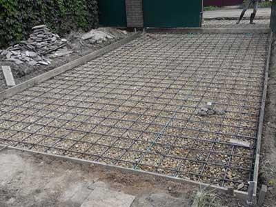 Как правильно залить бетонную площадку